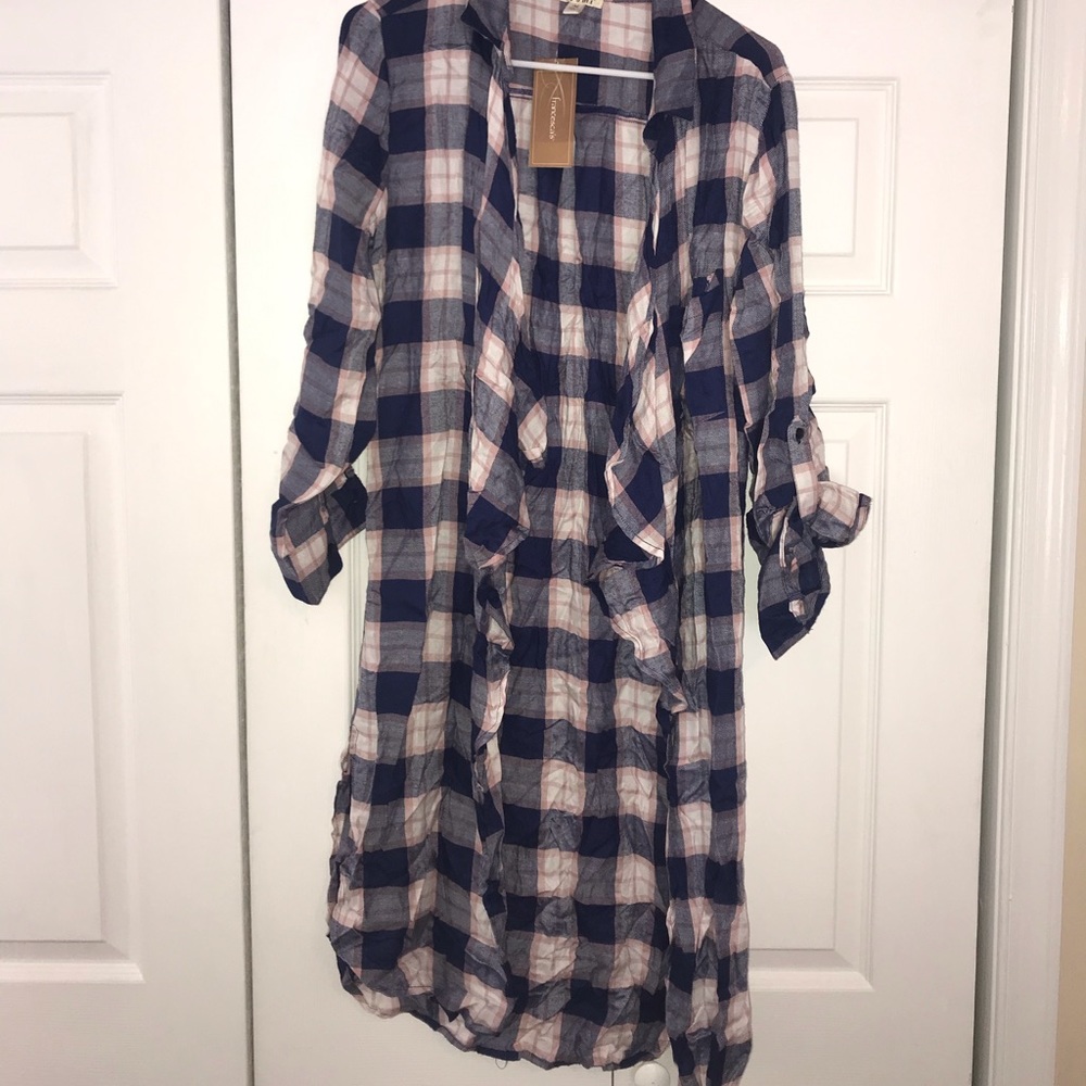 Plaid tunic